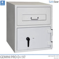 Sejf Wrzutowy Gemini Pro D-I 97 (119 L) - Z wewnętrzną przegrodą - Test antywłamaniowy D-I - Zamek Szyfrowy Axessor