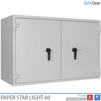 Paper Star Light 60 Sejf na dokumenty – 28 segregatorów – Test antywłamaniowy S2 / Test ognioodporności 30 min