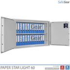 Paper Star Light 60 Sejf na dokumenty – 28 segregatorów – Test antywłamaniowy S2 / Test ognioodporności 30 min