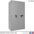 Paper Star Light Sejf na dokumenty 80 – 55 segregatorów – test antywłamaniowy S2 / test ogniowy 30 min