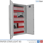 Paper Star Light Sejf na dokumenty 80 – 55 segregatorów – test antywłamaniowy S2 / test ogniowy 30 min