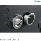 Paper Star Light 3 Sejf ognioodporny – 5 segregatorów – Klasa odporności na włamanie S2 / odporność ogniowa 30 min