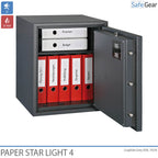 Paper Star Light 4 Sejf ognioodporny – 7 segregatorów – Klasa odporności na włamanie S2 / test odporności ogniowej 30 min
