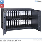 Paper Star Light 60 Sejf na dokumenty – 28 segregatorów – Test antywłamaniowy S2 / Test ognioodporności 30 min
