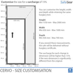 Cervo V Multi Set – szafa na broń – (14 karabinów) – Klasa 1 w teście odporności na włamanie