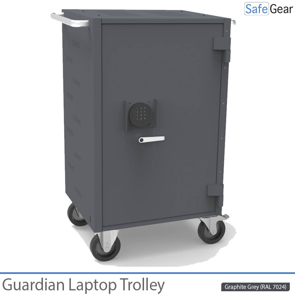 Wózek komputerowy Guardian 1200 – 20 laptopów z ładowaniem