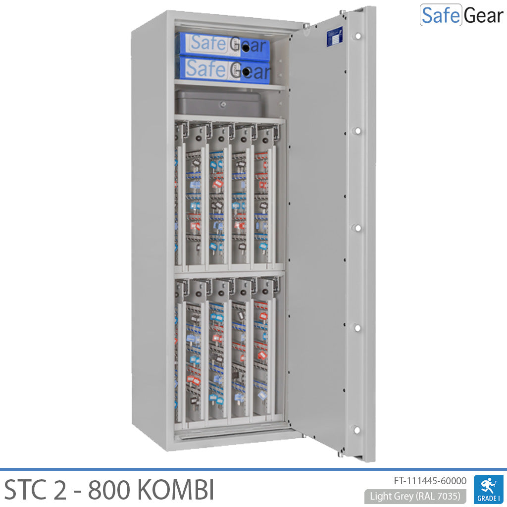 STC 2 - 800 Kombi - 800 kluczy (166 L) - Klasa antywłamaniowa I - Zamek Szyfrowy