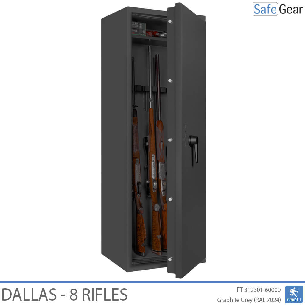 Dallas - Gun Safe (8 Rifles) - Burglary Test Grade 1
