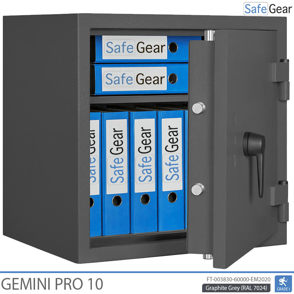 Gemini Pro 10 – Sejf zabezpieczający (103 Litry) – Klasa 1 w teście odporności na włamanie