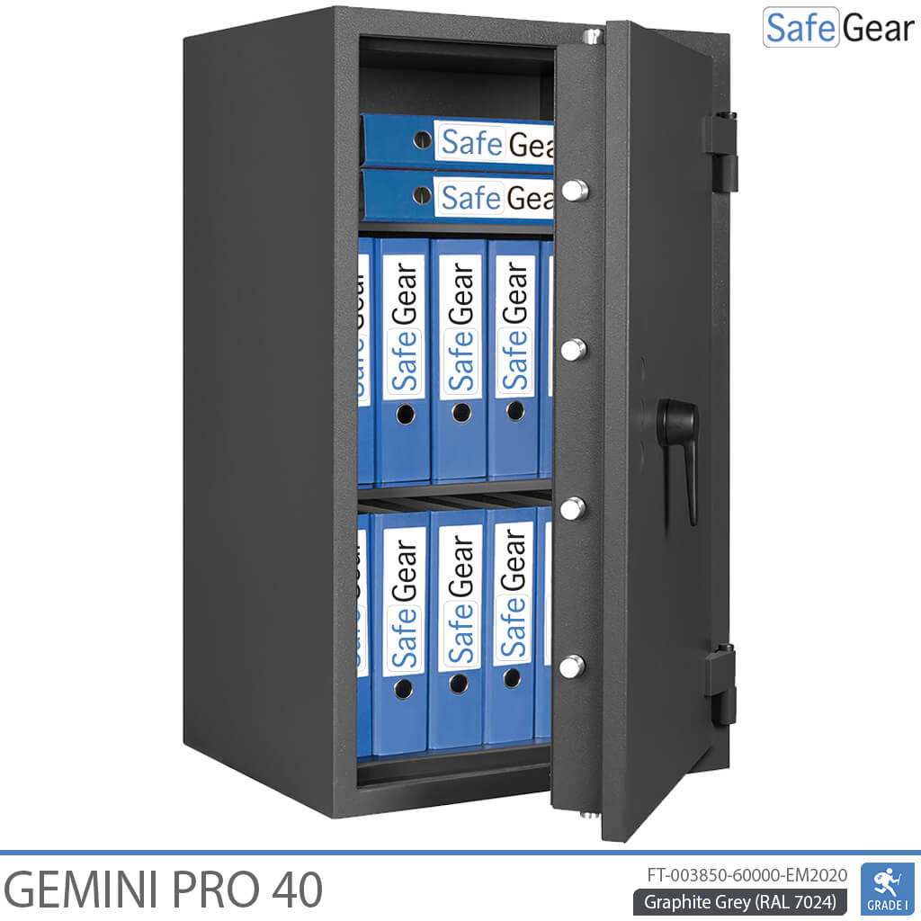 Gemini Pro 40 – Sejf zabezpieczający (180 litrów) – Klasa 1 w teście odporności na włamanie