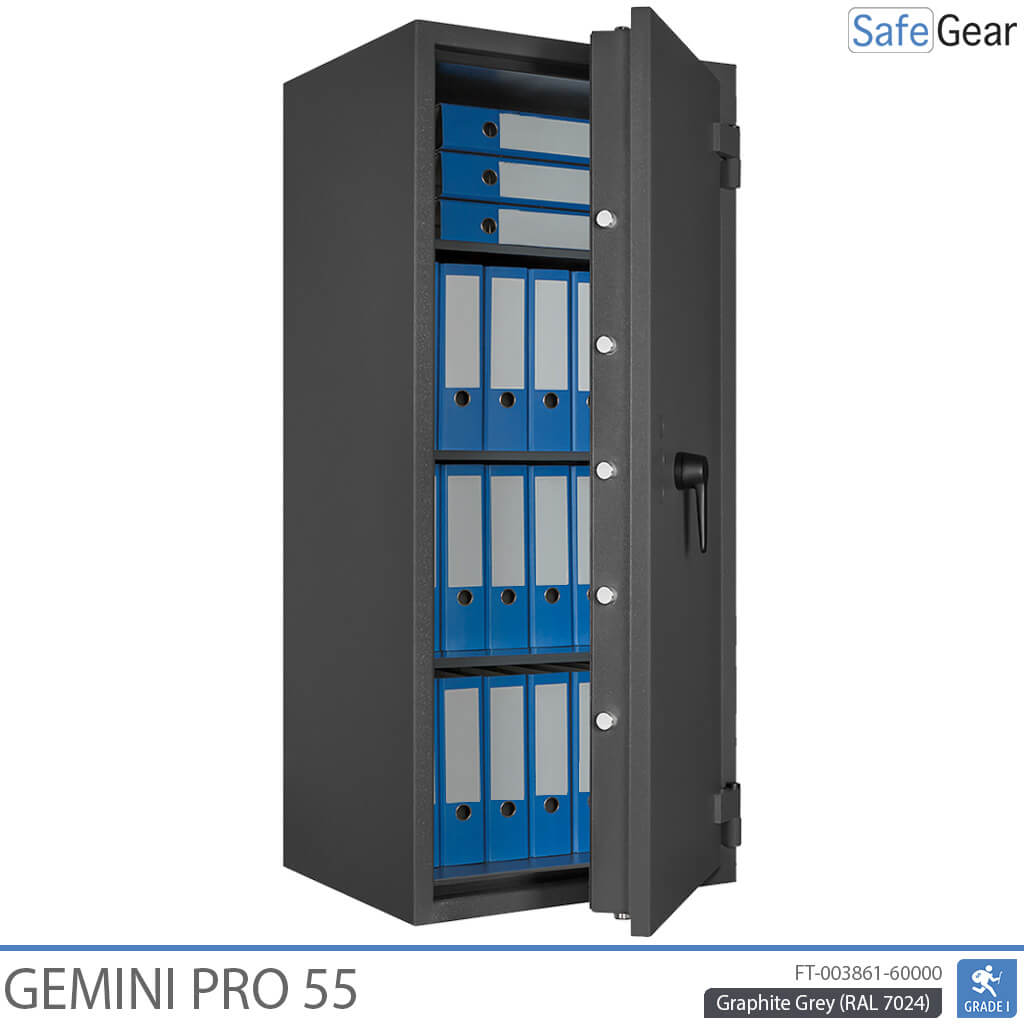 Gemini Pro 55 - Sejf zabezpieczający (292 litry) - Klasa 1 w teście odporności na włamanie