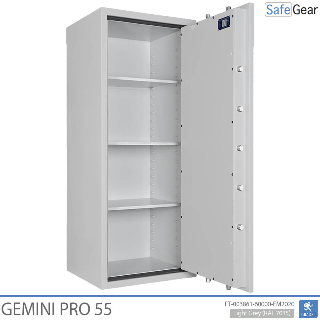 Gemini Pro 55 - Sejf zabezpieczający (292 litry) - Klasa 1 w teście odporności na włamanie