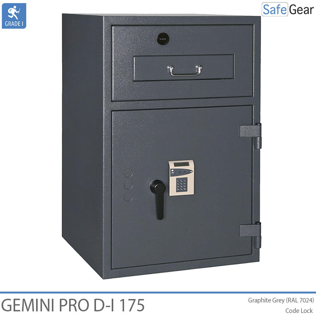 Sejf wrzutowy Gemini Pro D-I 250 (294 L) – test antywłamaniowy D-I – zamek kluczowy