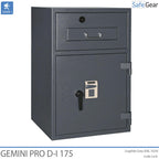 Sejf wrzutowy Gemini Pro D-I 250 (294 L) – test antywłamaniowy D-I – zamek kluczowy