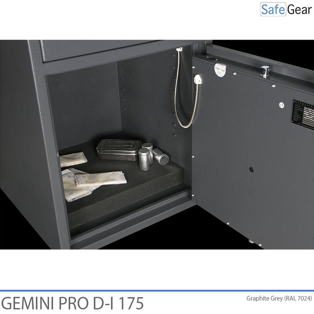 Sejf wrzutowy Gemini Pro D-I 250 (294 L) – test antywłamaniowy D-I – zamek kluczowy