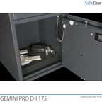 Gemini Pro D-I 340 Sejf Wrzutowy (384 L) - test odporności na włamanie D-I - Zamek Szyfrowy z 9 kodami użytkowników