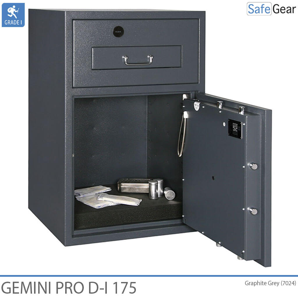 Gemini Pro D-I 340 Sejf Wrzutowy (384 L) - test odporności na włamanie D-I - Zamek Szyfrowy z 9 kodami użytkowników