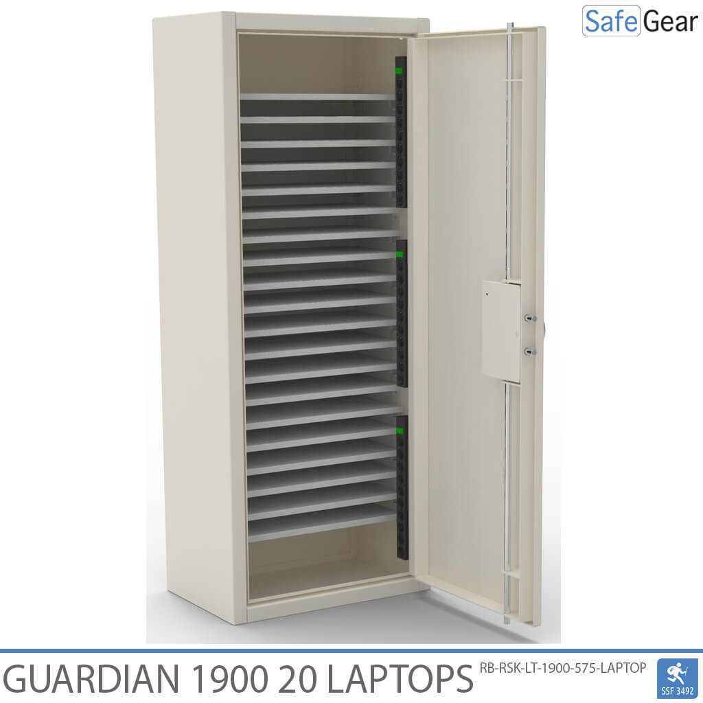 Guardian 1600 - 15 laptopów z ładowaniem - Test antywłamaniowy SSF 3494