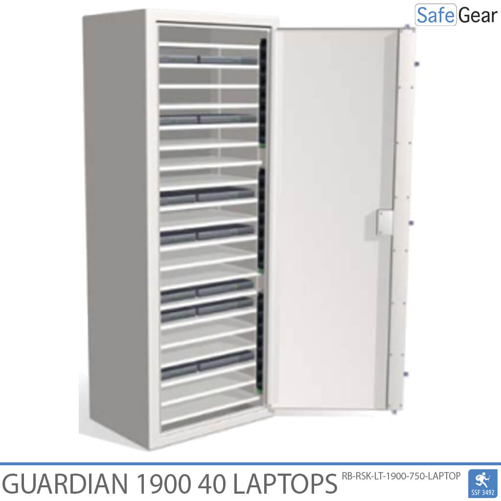 Guardian 1900 - 40 laptopów z ładowaniem - Test antywłamaniowy SSF 3492