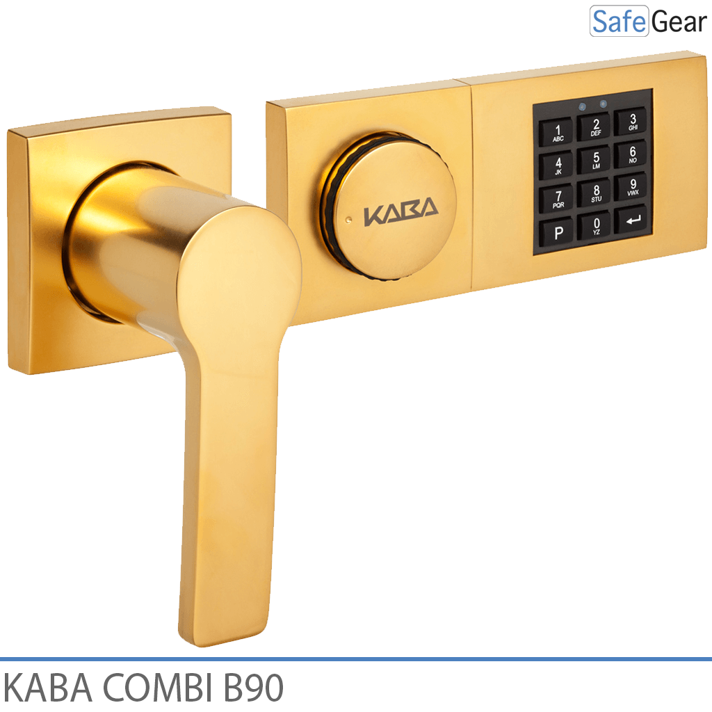 Zamek szyfrowy Kaba Combi B90 do sejfu z kluczem awaryjnym