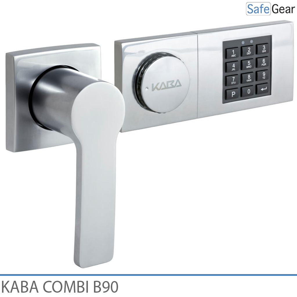 Zamek szyfrowy Kaba Combi B90 do sejfu z kluczem awaryjnym