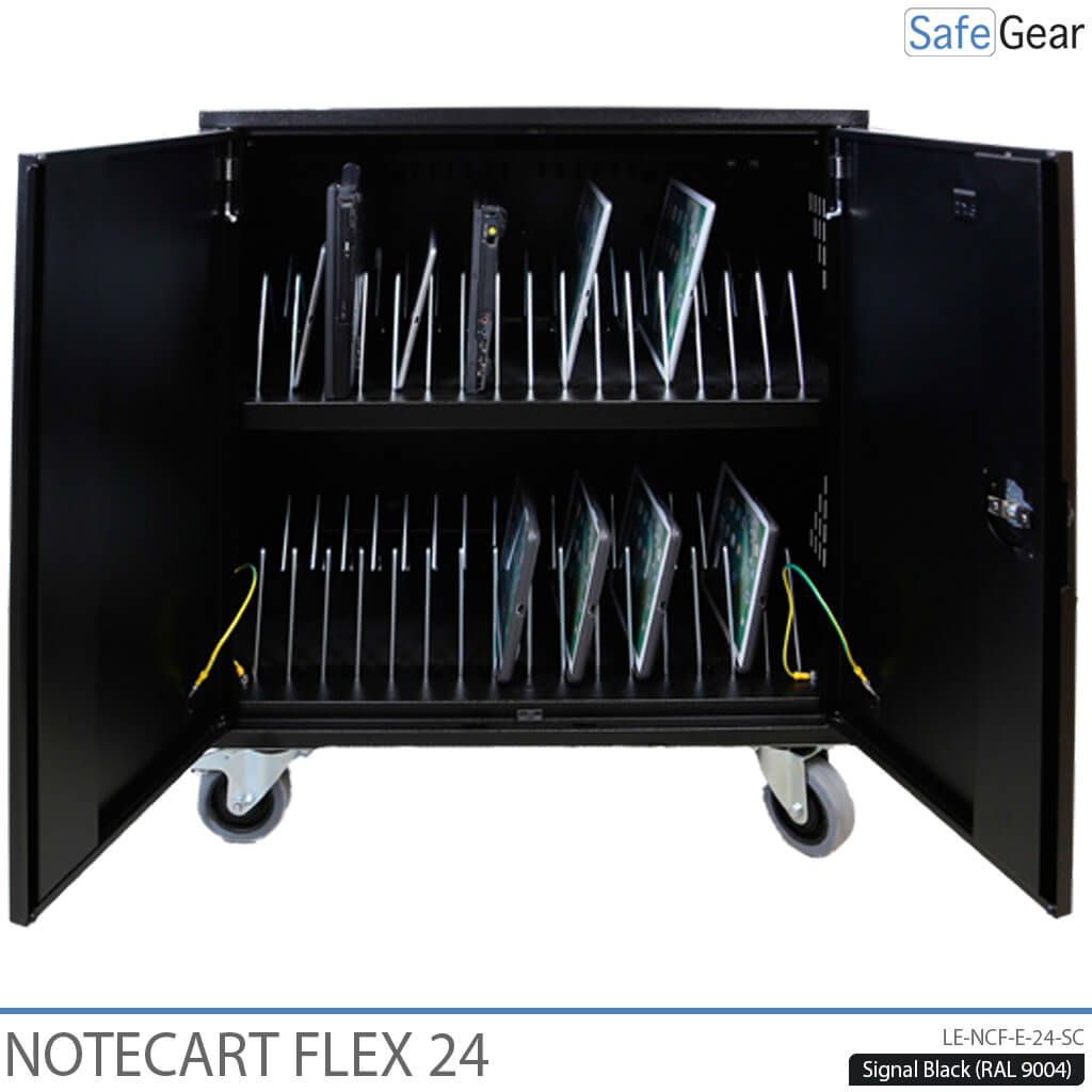NoteCart Flex — 24 laptopów z ładowaniem