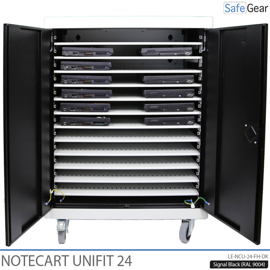 Notecart Unifit – 24 laptopów z ładowaniem