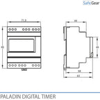 Digital Clock Timer for Doorbells Schools and Industry - Bluetooth - Yearly Clock - 1 Channel