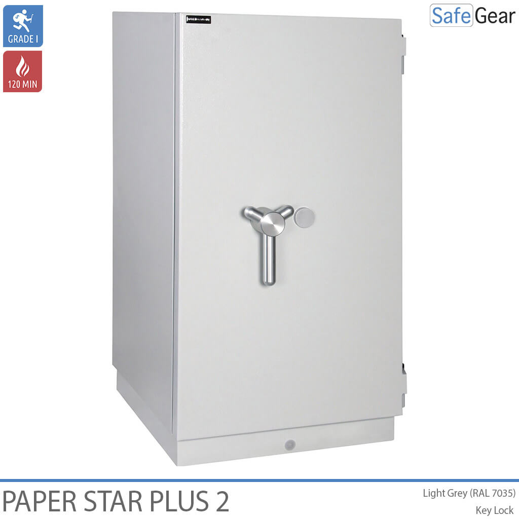 Paper Star Plus 1 Szafa Ognioodporna (115 L) - Klasa odporności na włamanie I / Test odporności ogniowej 120 min