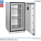 Paper Star Plus 1 Szafa Ognioodporna (115 L) - Klasa odporności na włamanie I / Test odporności ogniowej 120 min