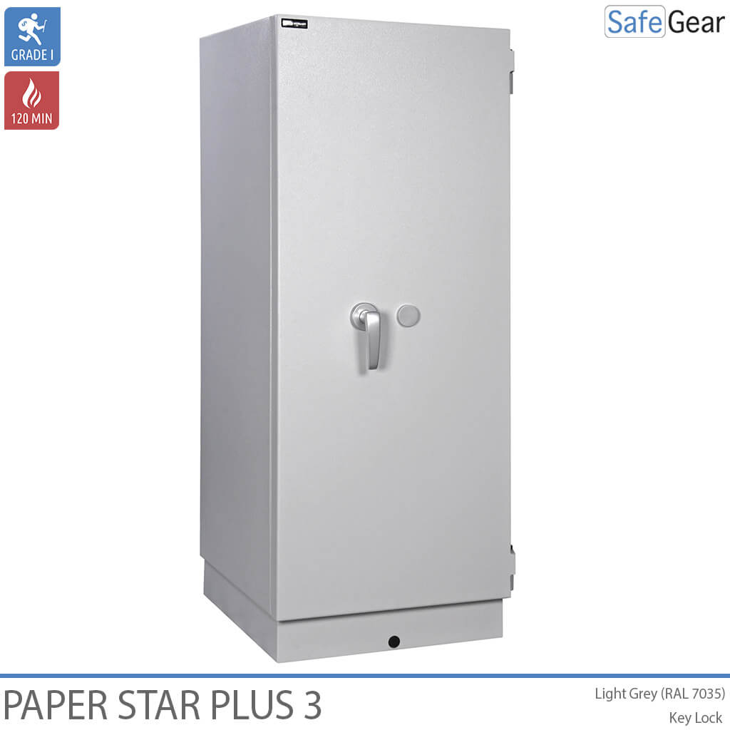 Paper Star Plus 3 Szafa Ognioodporna (196 L) – Klasa odporności na włamanie I / test ogniowy 120 min