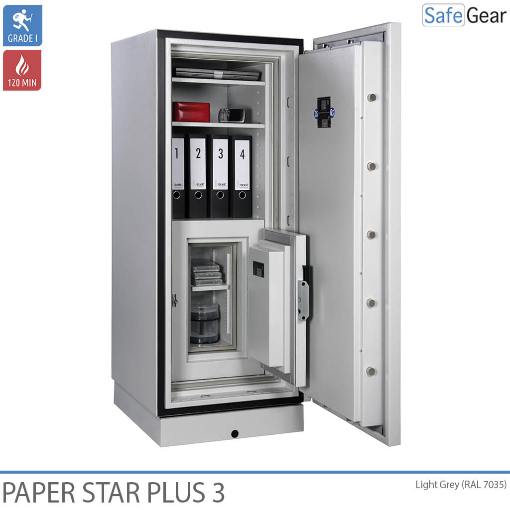 Paper Star Plus 4 Szafa Ognioodporna (456 L) - Klasa odporności na włamanie I / Test odporności ogniowej 120 min