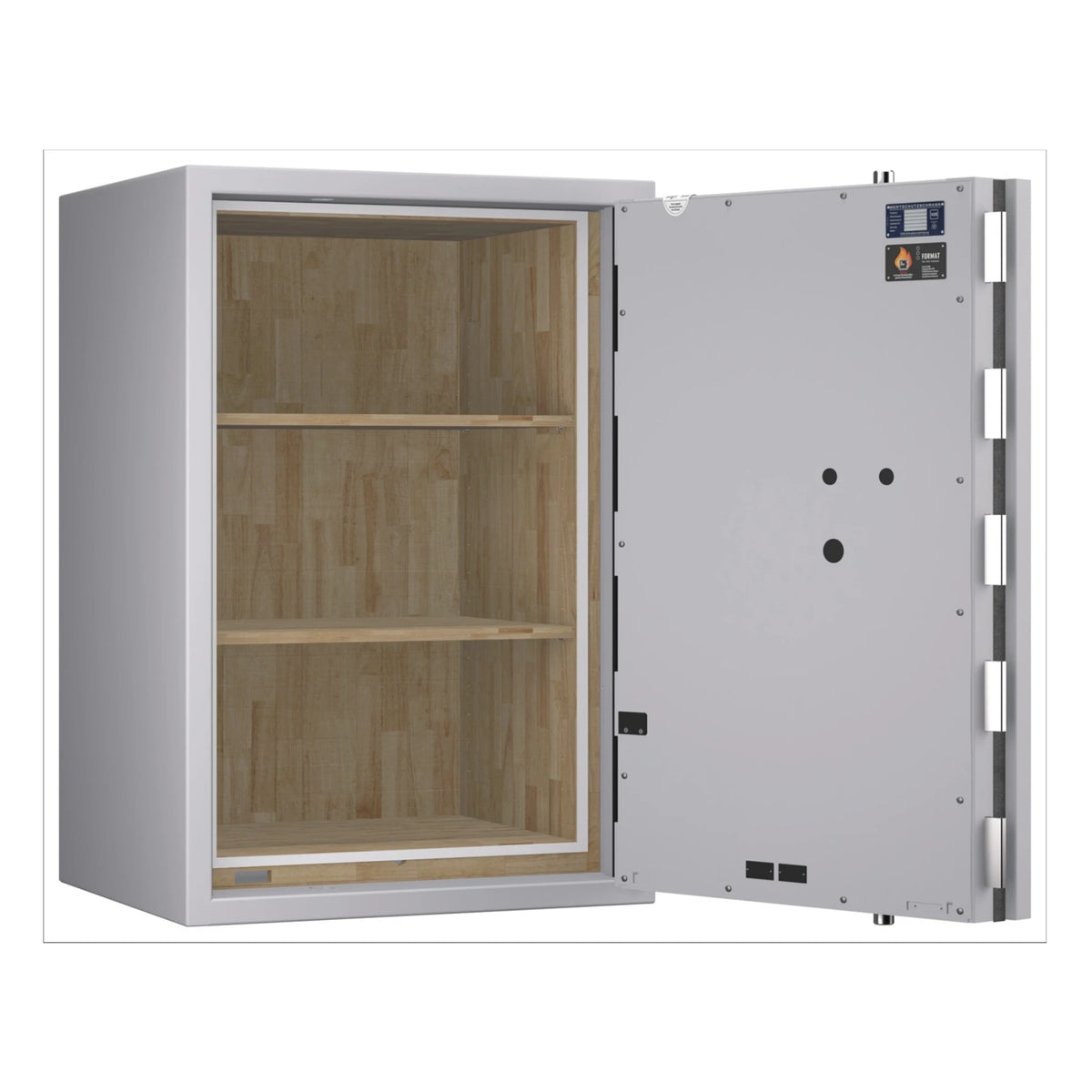 Pegasus Pro safe, Light Grey, door open