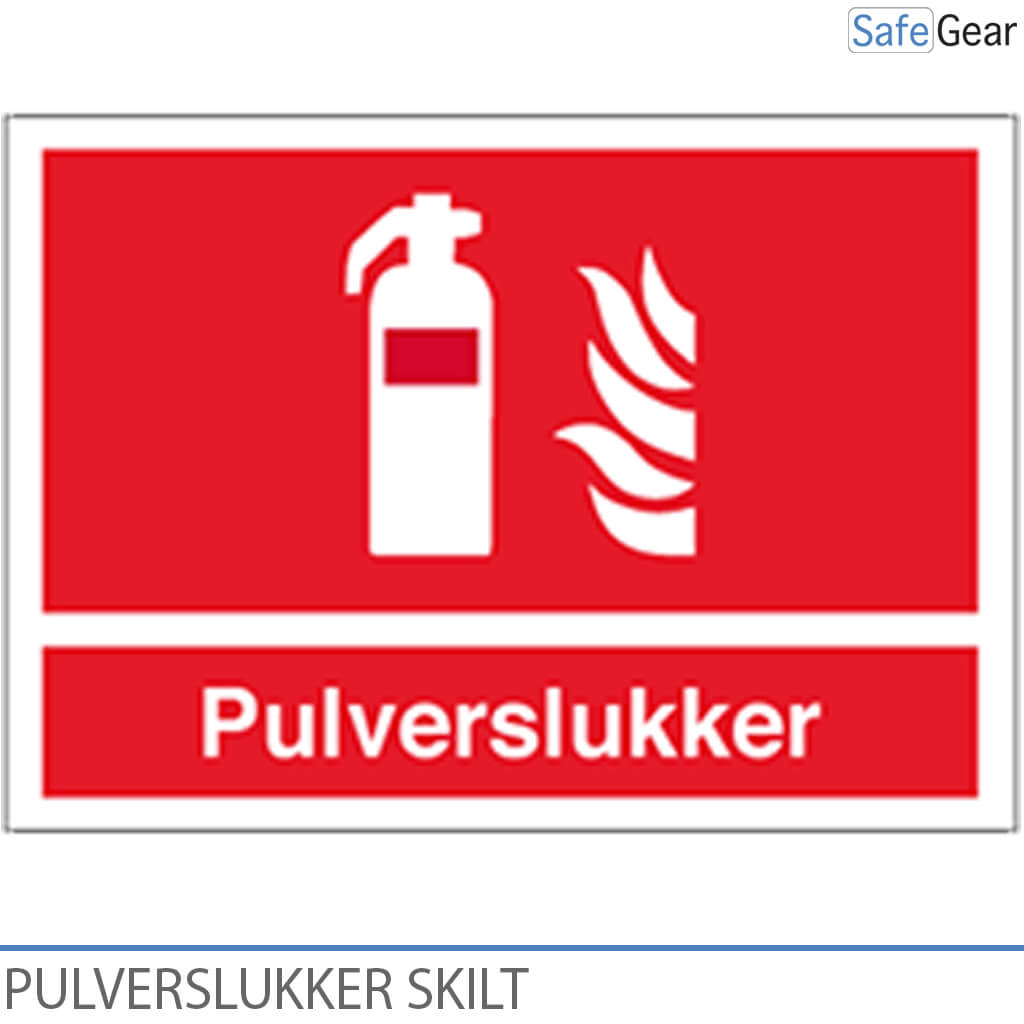 Powder extinguisher - Sign - 148 x 210 mm - Plastic