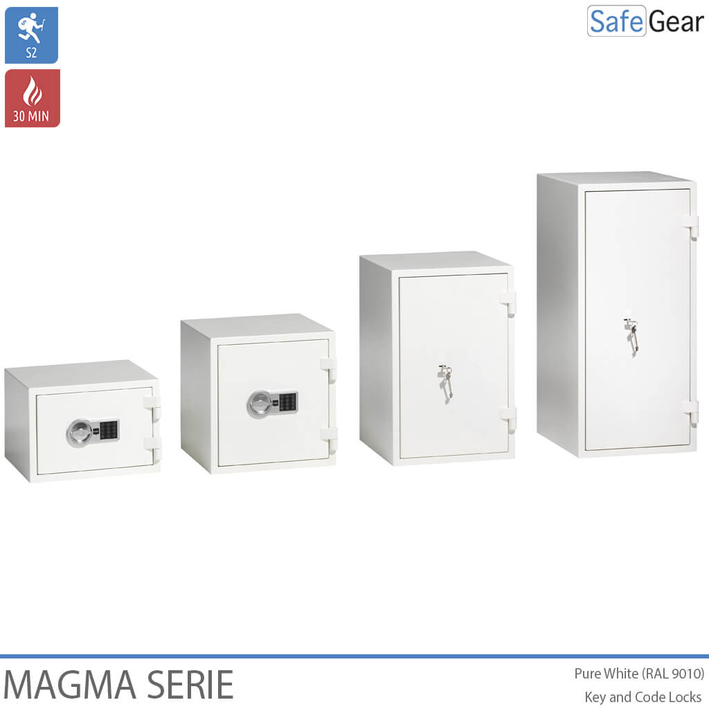 Magma 3 - Fireproof Security Safe (53 Liters) - Burglary Test Grade S2 - Fire resistance 30 min