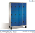 Evolo opbevaringsskab / Garderobeskab med 4x5 rum forsynet med cylinderlås