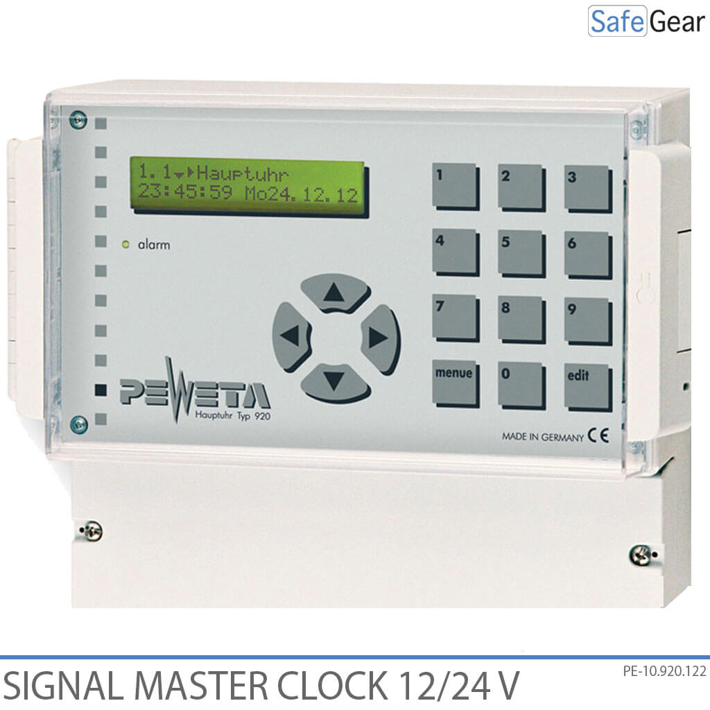 Sygnalizacyjny Zegar Macierzysty – elektroniczny – 240 x 184 x 115 mm