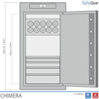Sejf Luksusowy – CHIMERA – z zamkiem elektronicznym