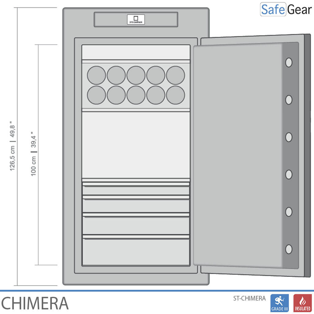 Sejf Luksusowy – CHIMERA – z zamkiem elektronicznym
