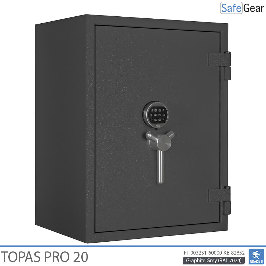 Topas Pro 20 Sejf (125 L) – Klasa odporności na włamanie II