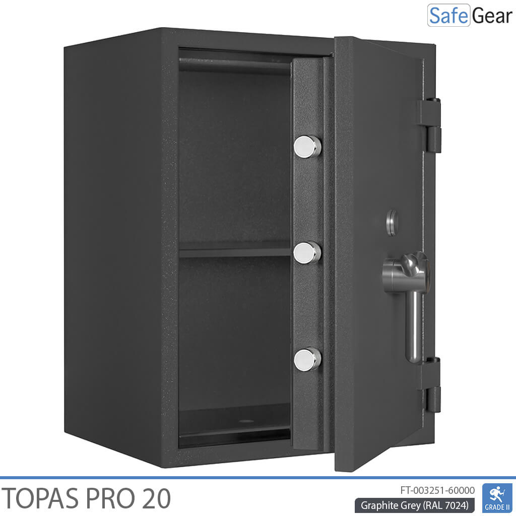 Topas Pro 20 Sejf (125 L) – Klasa odporności na włamanie II