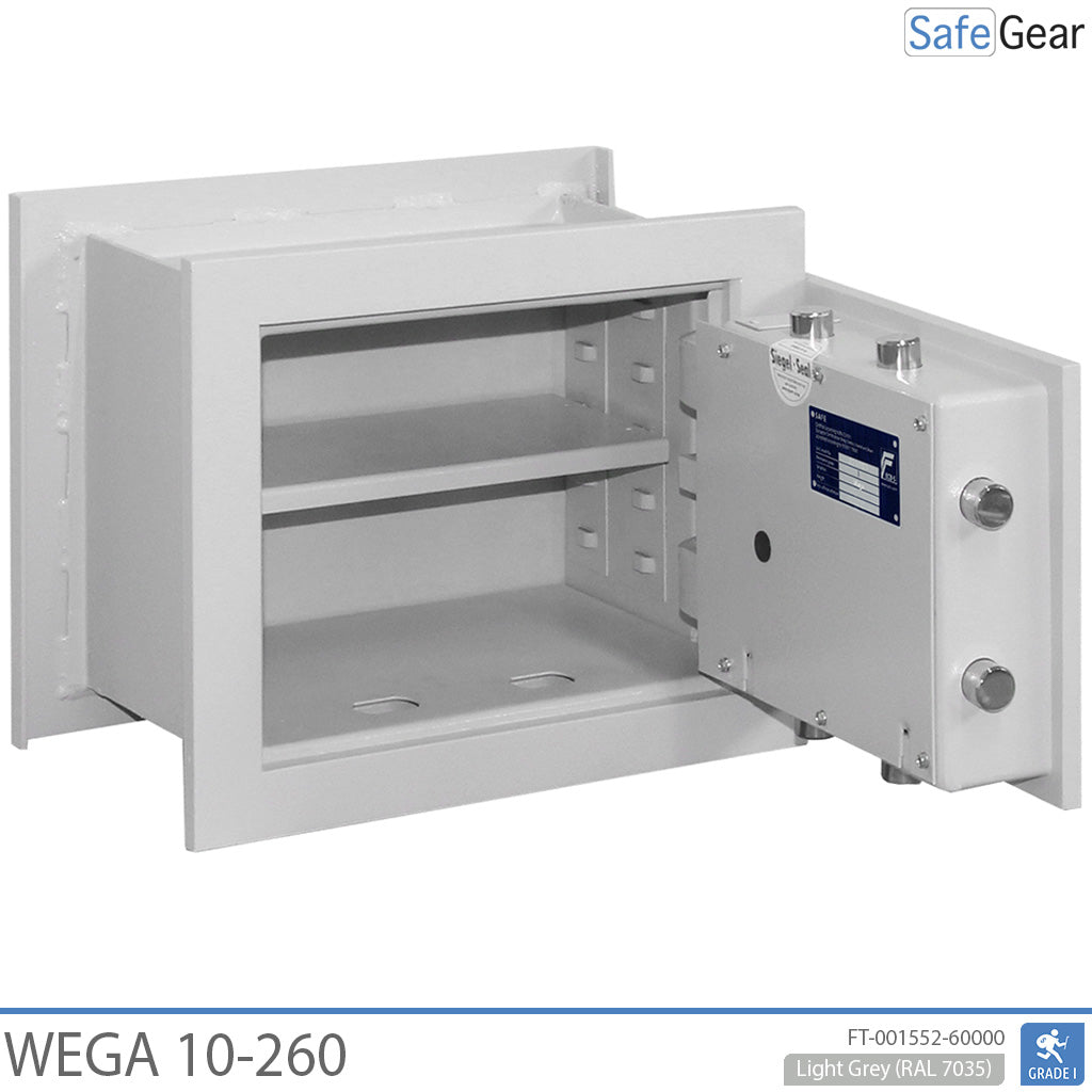 Wega 10-260 Sejf ścienny (12L) — Klasa odporności na włamanie I