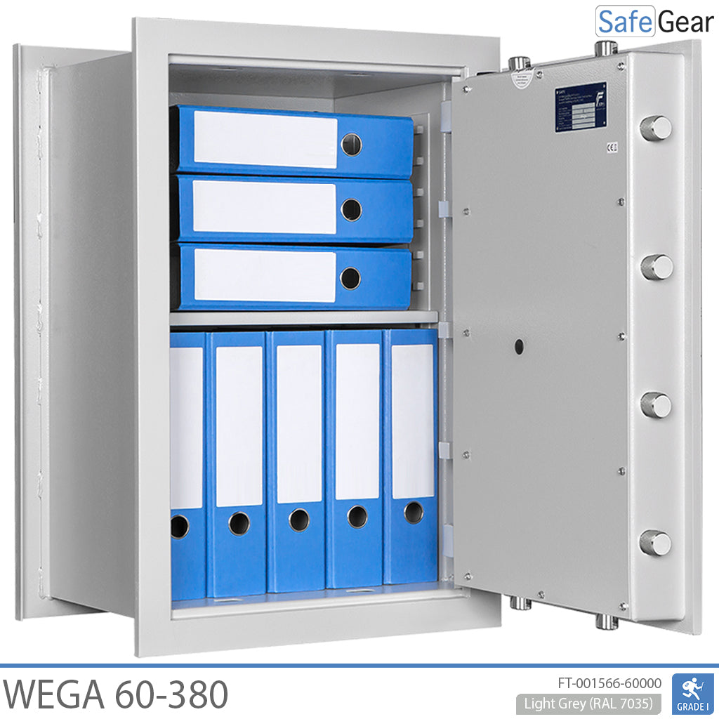 Wega 60-380 Sejf ścienny (73 l) – Klasa odporności na włamanie I